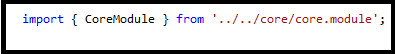 Import core module