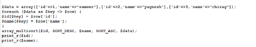 Multiple Array Sorting